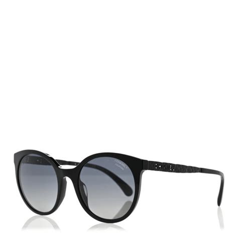 CHANEL Acetate Metal Polarized Pantos Sunglasses 5440.